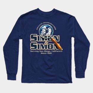 Simon and Simon Private Investigators Long Sleeve T-Shirt